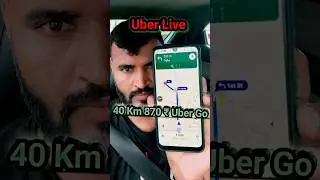 Full Night uber driver income #youtubeshorts
