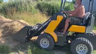 Отзыв минипогрузчик ленд диггер от компании ДонСпецБур Land Digger 400😤