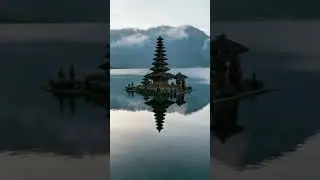 The serene beauty of Lake Bedugul#sgort#Bedugul #BaliStories#LakeBeratan #UlunDanuTemple#ExploreBali