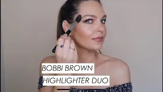Пудра-хайлайтер Bobbi Brown Duo Bare Glow/Opal Glow | Обзор и образцы