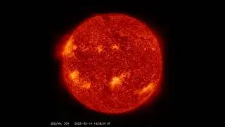 Solar activity on May 14 & 15 2022 (304&Aring;): Large plasma eruption