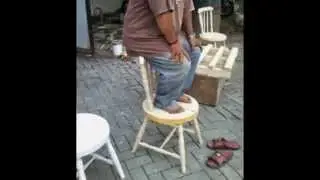 Strength Test Balsa Chair