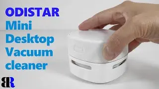 ODISTAR Desktop Vacuum Cleaner Unboxing + Test