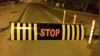 Hydraulic Rising Road Blocker Heavy Duty Automation System Installation Service Pakistan