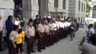 Baltimore City Sheriff's Office takes ALS Ice Bucket Challange