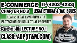 CH#8 First Lecture of E-Commerce IT&M.Com | Punjab College Mailsi | Smart Learning : Dated 27-5-2020