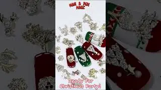 Christmas Nail 💅🏻Art I Tree Bells I Christmas nails 2023 I holiday nails #christmasnails #nailart