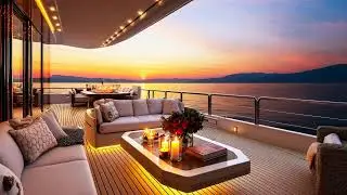 Smooth Jazz Serenade on a Luxury Yacht at Sunset 🌅🎷