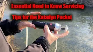 Обслуживание карманного фильтра для воды Katadyn