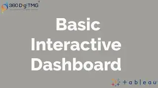 Basic Interactive Dashboard in Tableau | Telugu