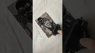 Ink With Me #linocut #handmadeprint #printmaking #processvideo #artvideo #blockprint