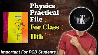 Physics Practical File Class 11 🔥 Complete Guide | PCB Students Must Watch 😱, With Free PDF Form