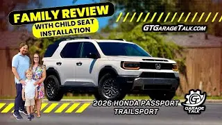 2026 Honda Passport Trailsport // Family Review with Child Seat Installation