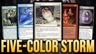 FIVE-COLOR!? The EPIC Storm with Silence + Jetmir's Garden &mdash; MTG Legacy | Magic: The Gathering
