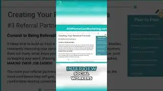 Home Care Marketing: Finding Referral Partners in the Home Care Industry #homecaremarketing