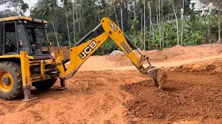 Jcb 3dx digging and removing hard soil to level land #jcb #jcb3dx #jcbvideo #jcbpower #jcbgame 