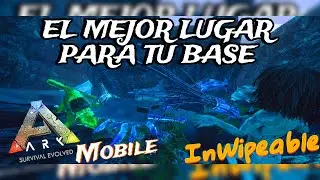 COMO HACER tú BASE INWIPEABLE en ARK MOBILE | CUEVA SUBMARINA🔥 BASE ALFA