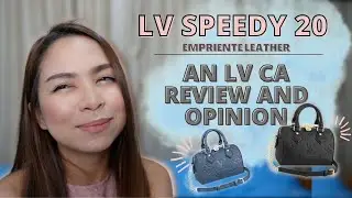 SMALL AND CUTE YET PRACTICAL | LV Speedy 20 Review and Opinion by an LV CA