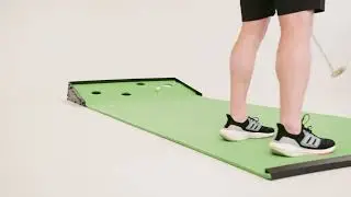 PuttUp&reg; Ramp: The Ultimate Putting Green Accessory. Simulate Long Putts in a Short Space at Home.