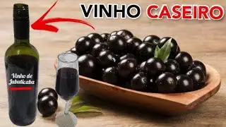 Como fazer um delicioso VINHO caseiro de JABUTICABA