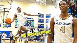 Ace Bailey SILENCES 'OVERRATED' CHANTS With CRAZY DUNKS! McEachern vs North Paulding