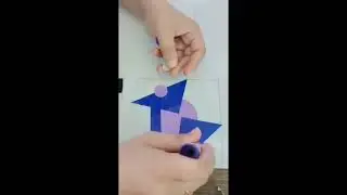 how to draw composition of shape A  symatical