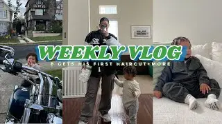 BABY'S FIRST HAIRCUT!!!! : birthdays, block party + more