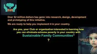Eliminate Extreme Poverty with Sustainable Family Communities&reg;