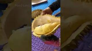 Peeling durian by an expert, only $5/kg 💞😍🌽