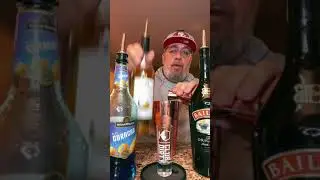 #bazookajoe #shot #baileys #irishcream #bluecuracao #bananaliqueur #drinkingthecomments