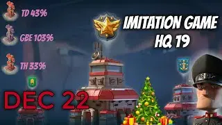 Boom Beach - HQ19 Imitation Game Unboosted Gameplay-DEC 22