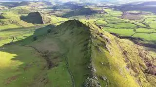 Dragon Back. Chrome Hill. Sunny Last Autumn day.