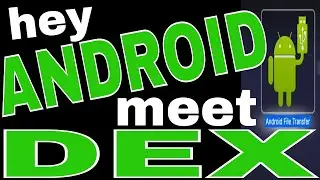 Transfer Files from ANDROID to MAC with Samsung DEX!