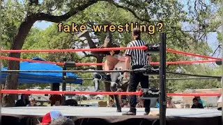 we went to a fake wrestling match... (day 18-30)