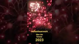 H&ouml;henfeuerwerk Dahme Schleswig-Holstein.