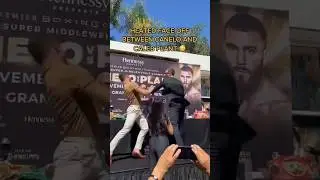 August 6, 2024, Canelo GETS PISSED & SEPARATED from Edgar Berlanga after HEATED FACE OFF
