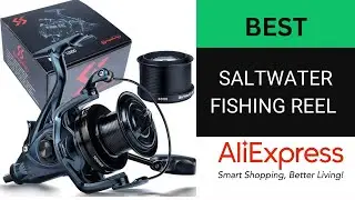 Best Saltwater Fishing Reel on AliExpress | Sougayilang 9000-12000 Full Metal Spool