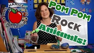 Pom Pom Rock Animals - Kids Crafts!