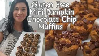 Вкусные безглютеновые мини-кексы с тыквой и шоколадной крошкой