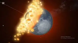 Watch What Happens When the Red Planet Mars Strikes Earth in a Cataclysmic Impact