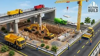 Building a REALISTIC Bridge with RC Hydraulics! 🚧 (Full RC Bridge Construction)