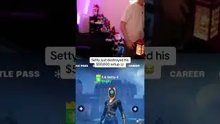 Setty just destroyed his $50,000 setup #Setty #Fortnite #Fyp