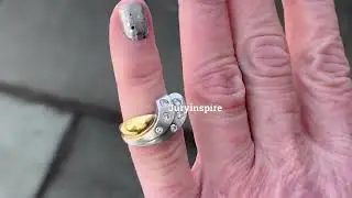 2ctw Round Cut White Sapphire Two Tone Band Ring