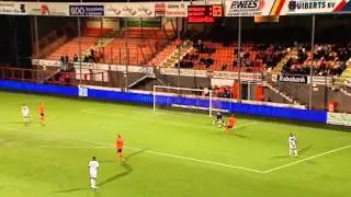 Michael Vakalopoulos, white #3: FC Volendam v SC Veendam, 05.10.2012 part2