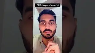 New Regime Section change #update #charteredaccountant #incometax #budgetbytes #music #datassette