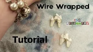 Basic Wire Wrapping Tutorial for Beginners| How to Wrap an Animal Tooth #wirewrappingtutorial