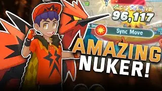 EX Hop (Champion) & Galarian Zapdos Showcase |  Pokemon Masters EX | ポケマス