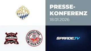 18.01.2026 - Pressekonferenz - Peißenberg Miners vs. EV Dingolfing