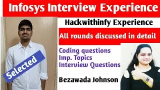 Infosys interview experience of selected candidate | Hackwithinfy Interview experience |Job for sure