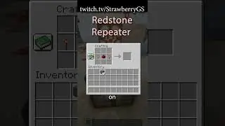 Redstone Repeater &mdash; Короткие шорты от StrawberryGS &mdash; Рецепт крафта в Minecraft